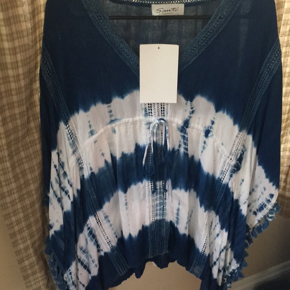 Super cute top nwt size xlarge so many ways t wear - Picture 7 of 8